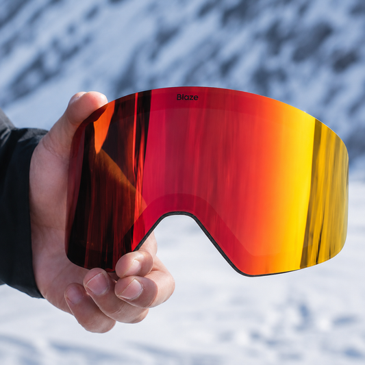 Lens - Rood/oranje - Cilindrisch